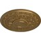 Ekena Millwork Tellson Ceiling Medallion (Fits Canopies up to 6 3/4"), Hand-Painted Pale Gold, 30 5/8"OD x 2 1/2"P CM30TEPAS - alternate 5